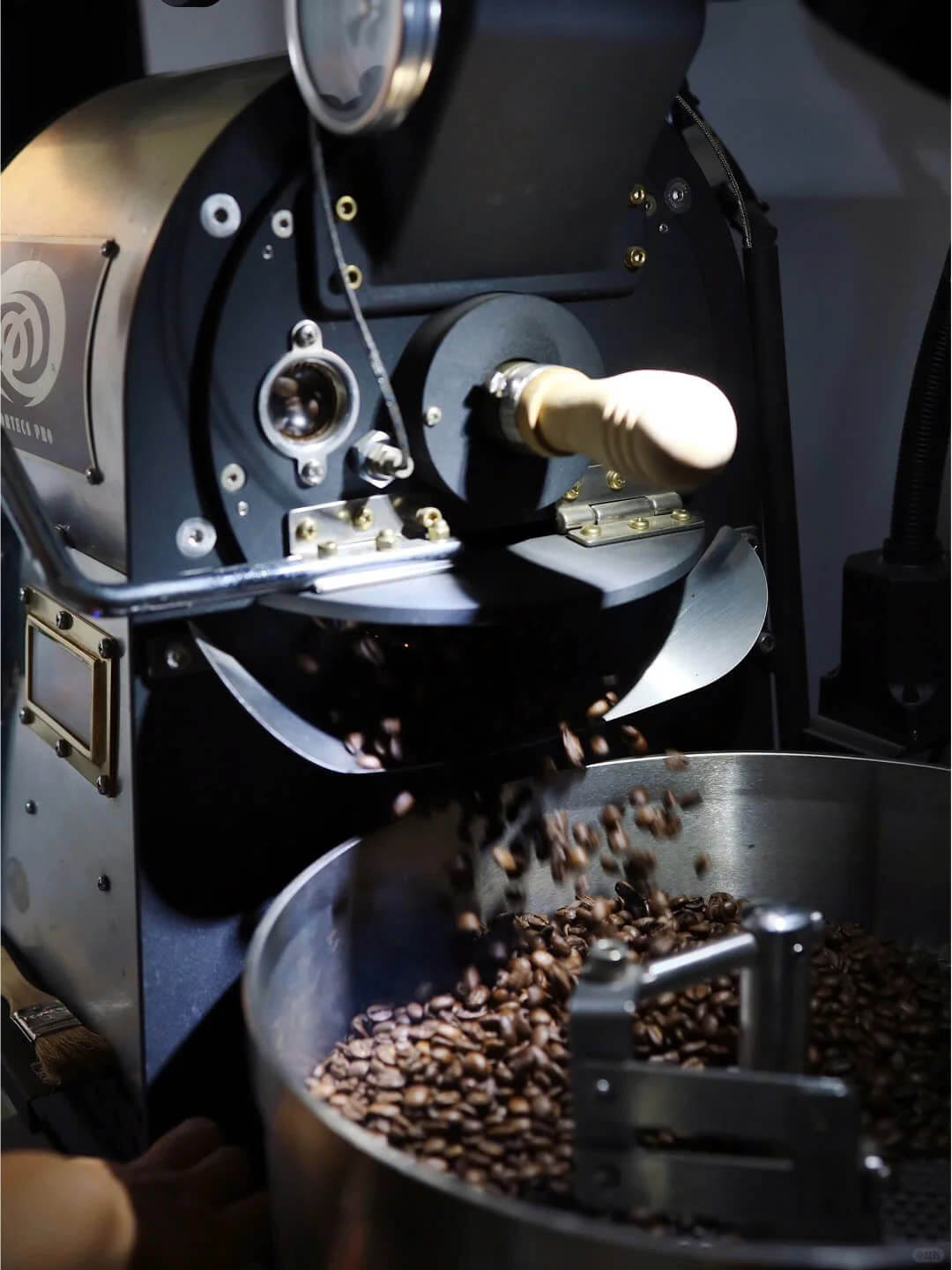 Quá trình rang hạt mức vừa